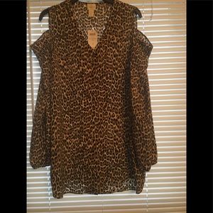 Chicos cold shoulder blouse